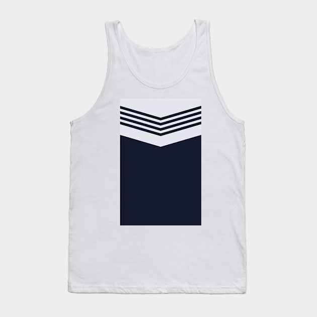 Tottenham 1978 Navy and White Tank Top by Culture-Factory